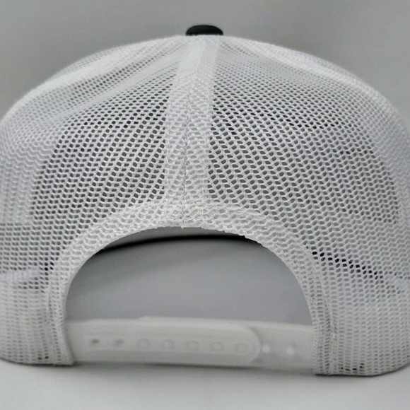 Tonka Embroidered Patch Flat Bill Snapback Mesh Hat Cap Gray & White Quality Mad - Picture 9 of 9